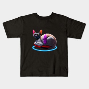 Cyberpunk Kitty Kids T-Shirt